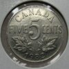 1932 5 cents Canada